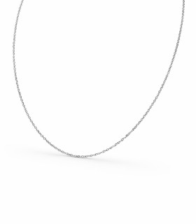 Collana forzatina in oro bianco