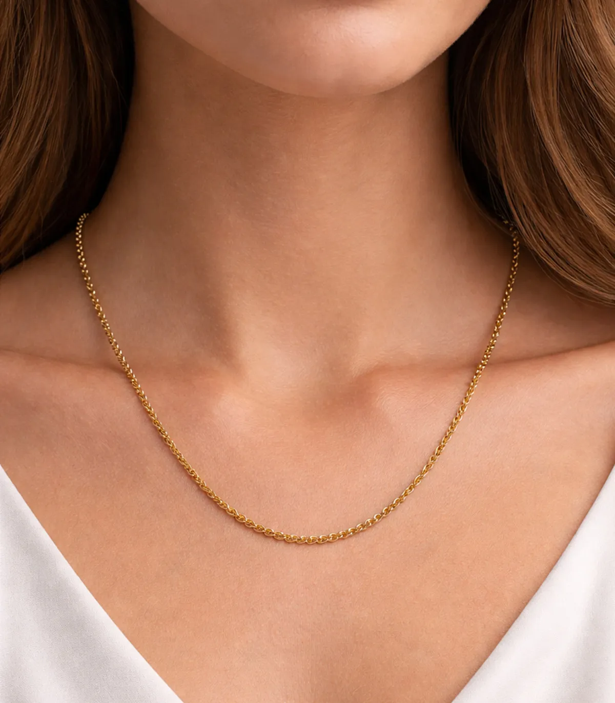 Collana torchon in oro giallo