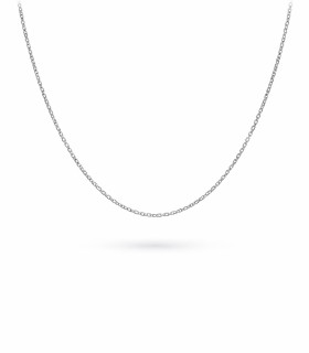 Collana rolò in oro bianco