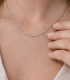 Collana in oro bianco