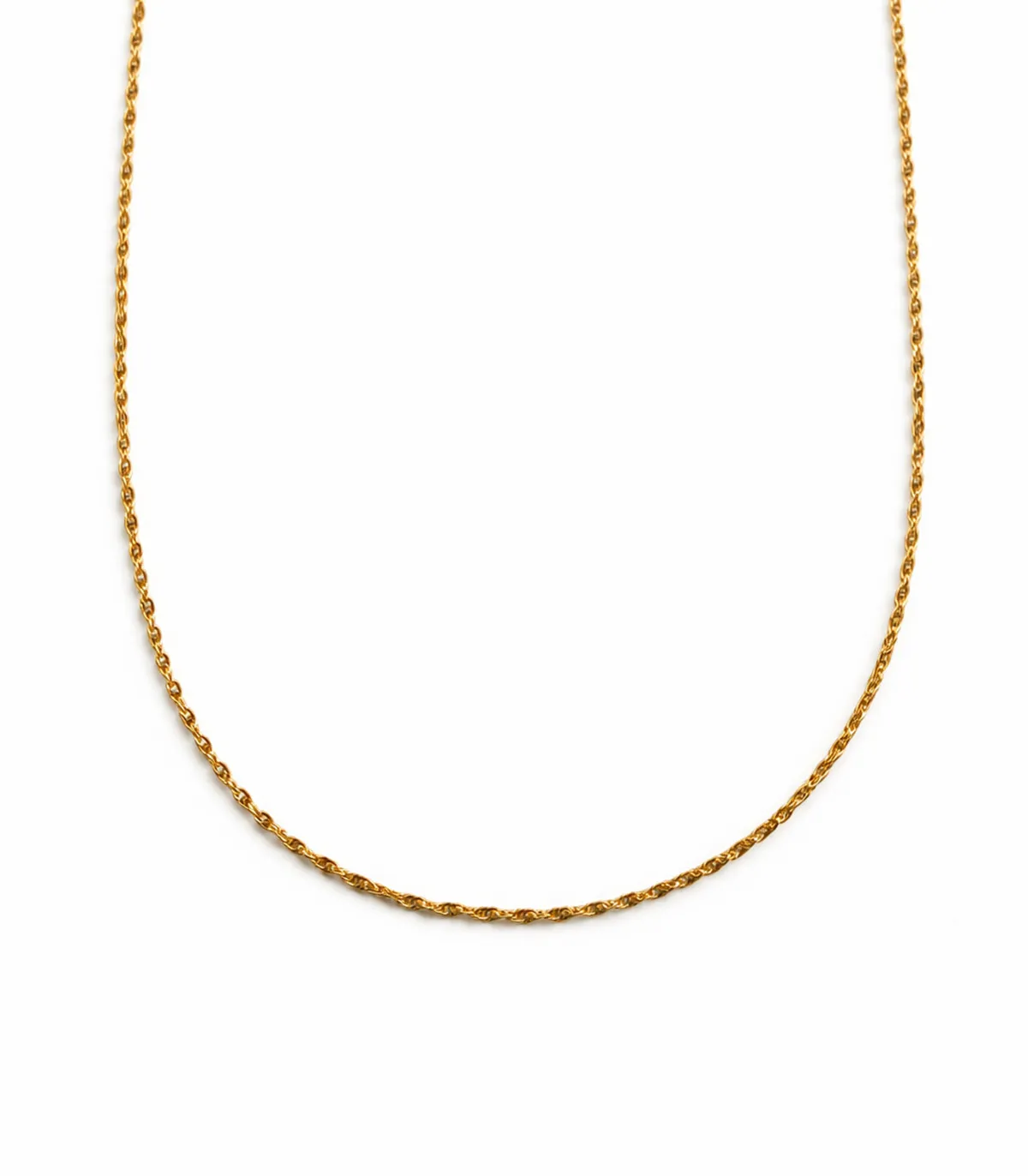 Collana semitorchon in oro giallo