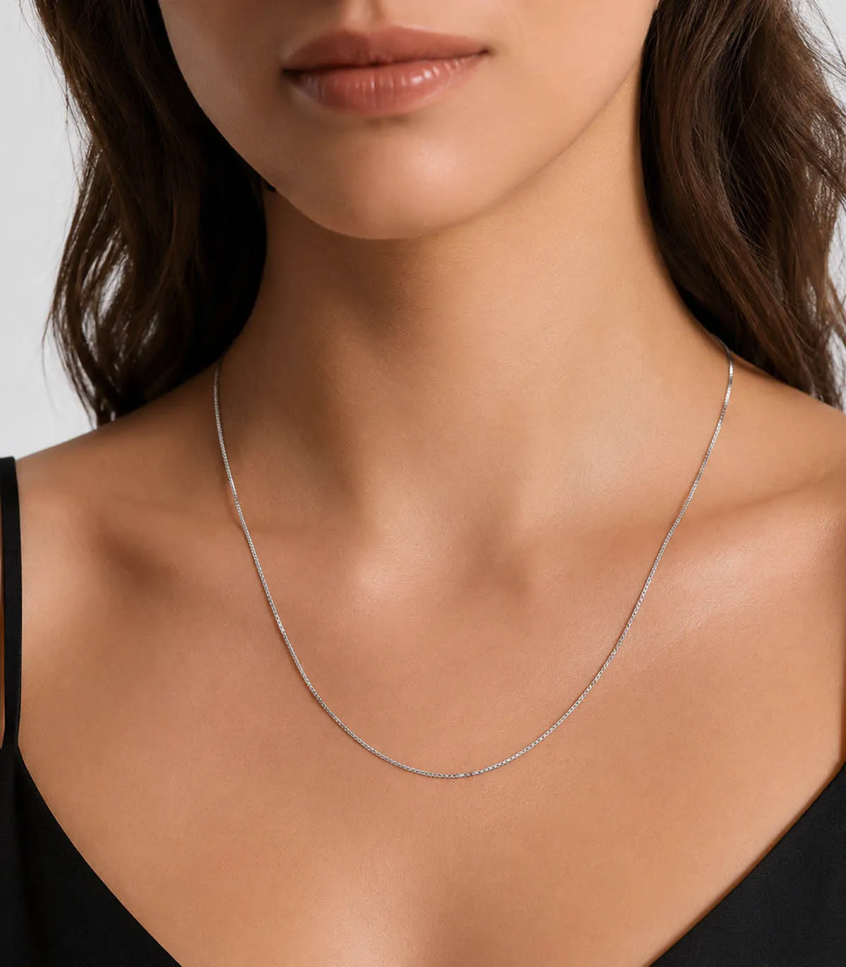 Collana veneziana in oro bianco