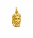 Ciondolo volto di Cristo in oro giallo