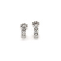 Orecchini in oro bianco con brillanti
