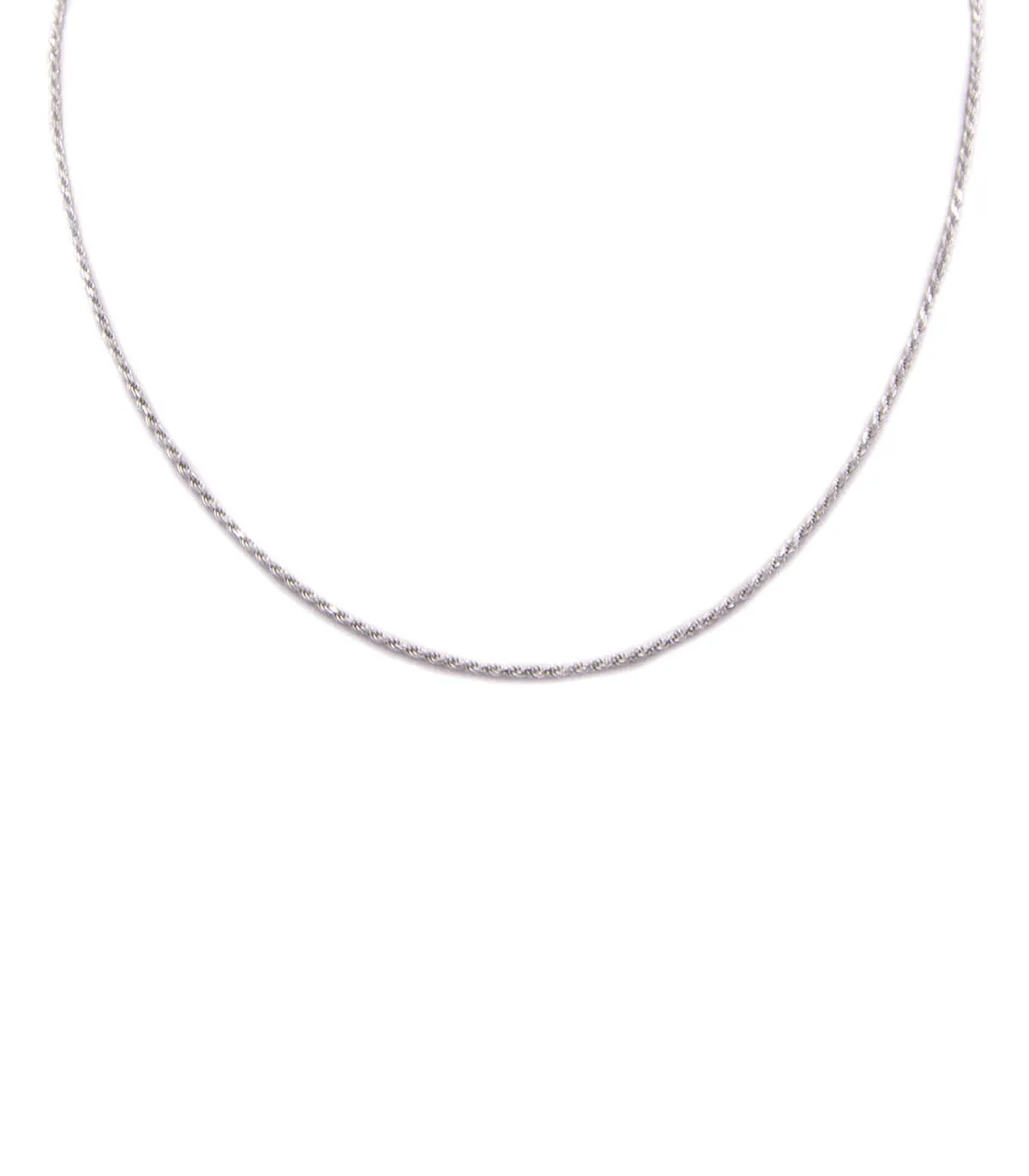 Collana torchon in oro bianco