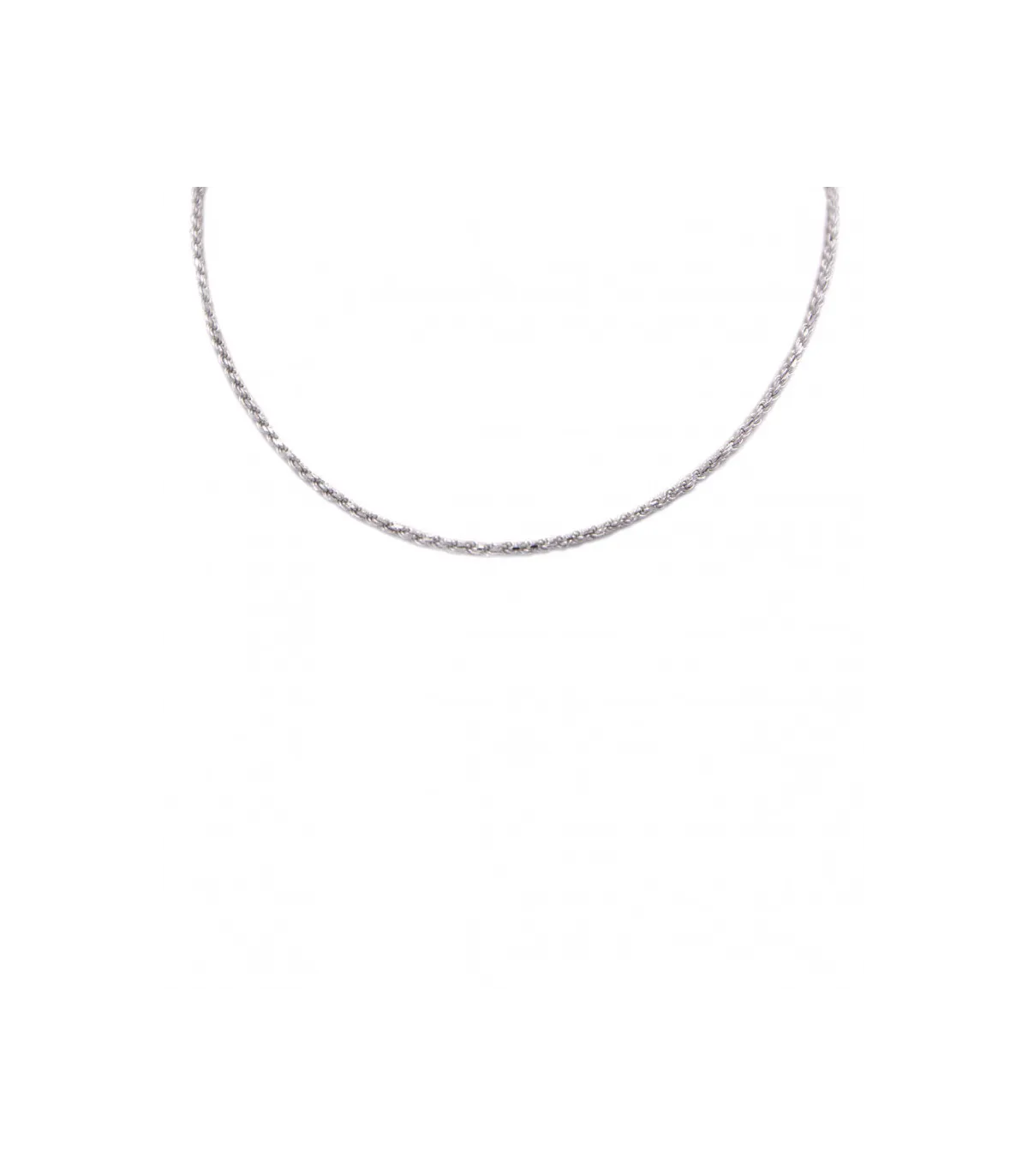 Collana torchon in oro bianco