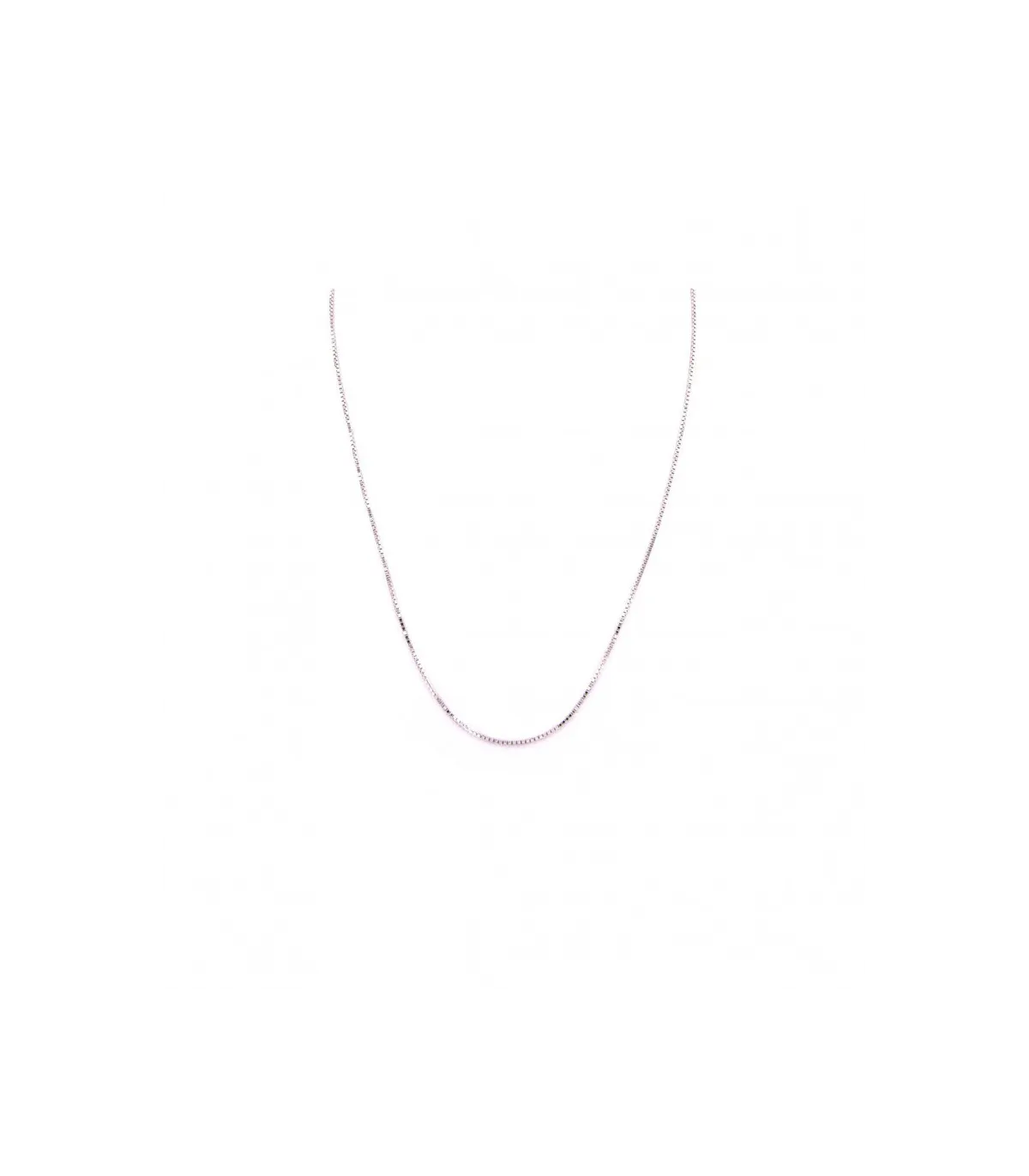 Collana in oro bianco veneziana