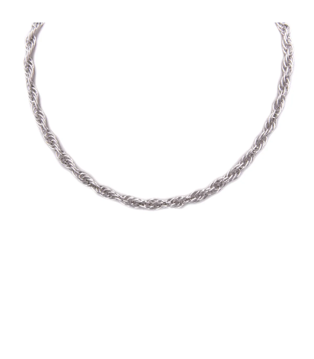 Collana torchon in oro bianco