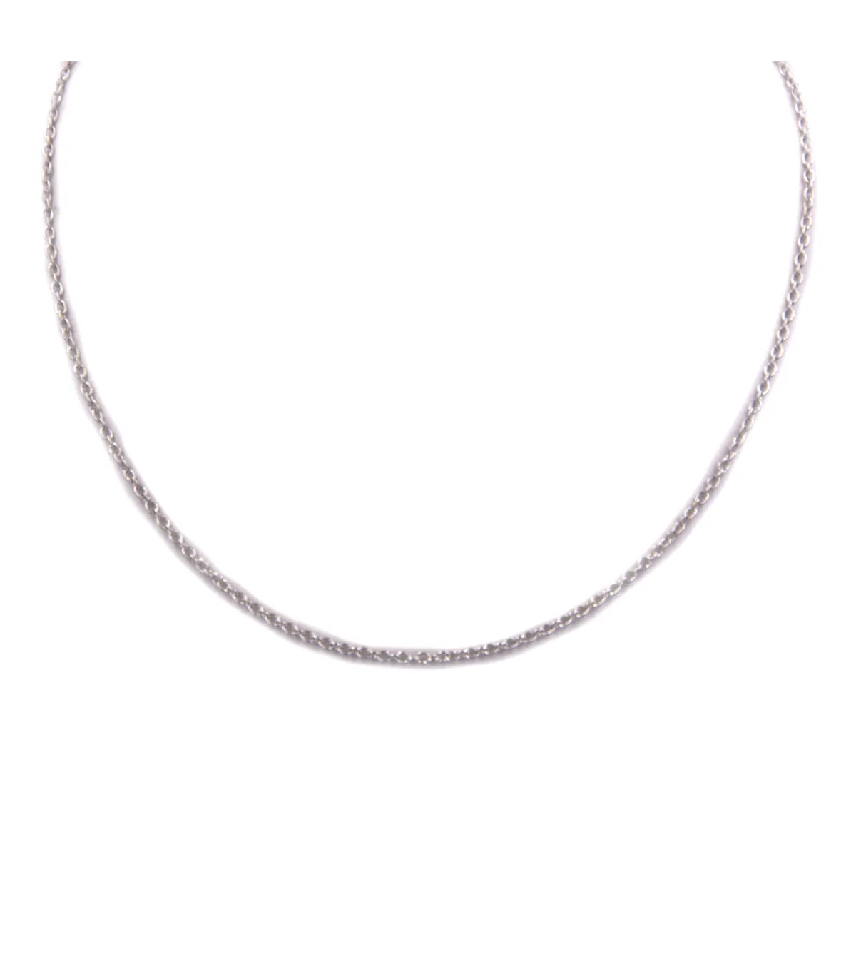 Collana rolò in oro bianco