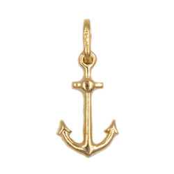 Ciondolo ancora in oro giallo