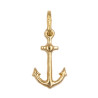 Ciondolo ancora in oro giallo