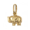 Ciondolo elefante in oro giallo