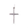 Ciondolo croce in oro bianco