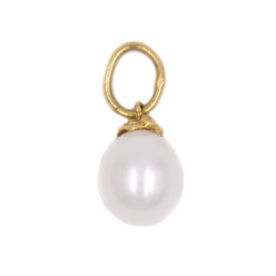 Ciondolo in oro giallo con perla