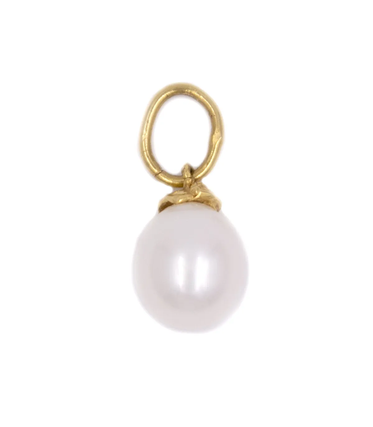 Ciondolo in oro giallo con perla