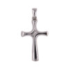 Ciondolo croce in oro bianco