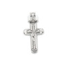 Ciondolo croce in oro bianco