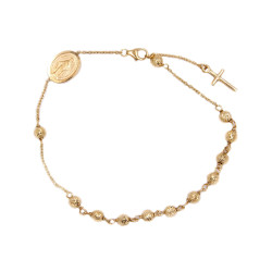 Bracciale Rosario in oro giallo