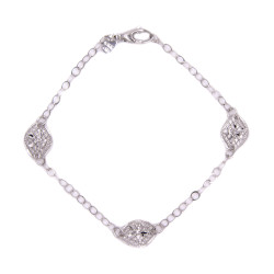 Bracciale in oro bianco