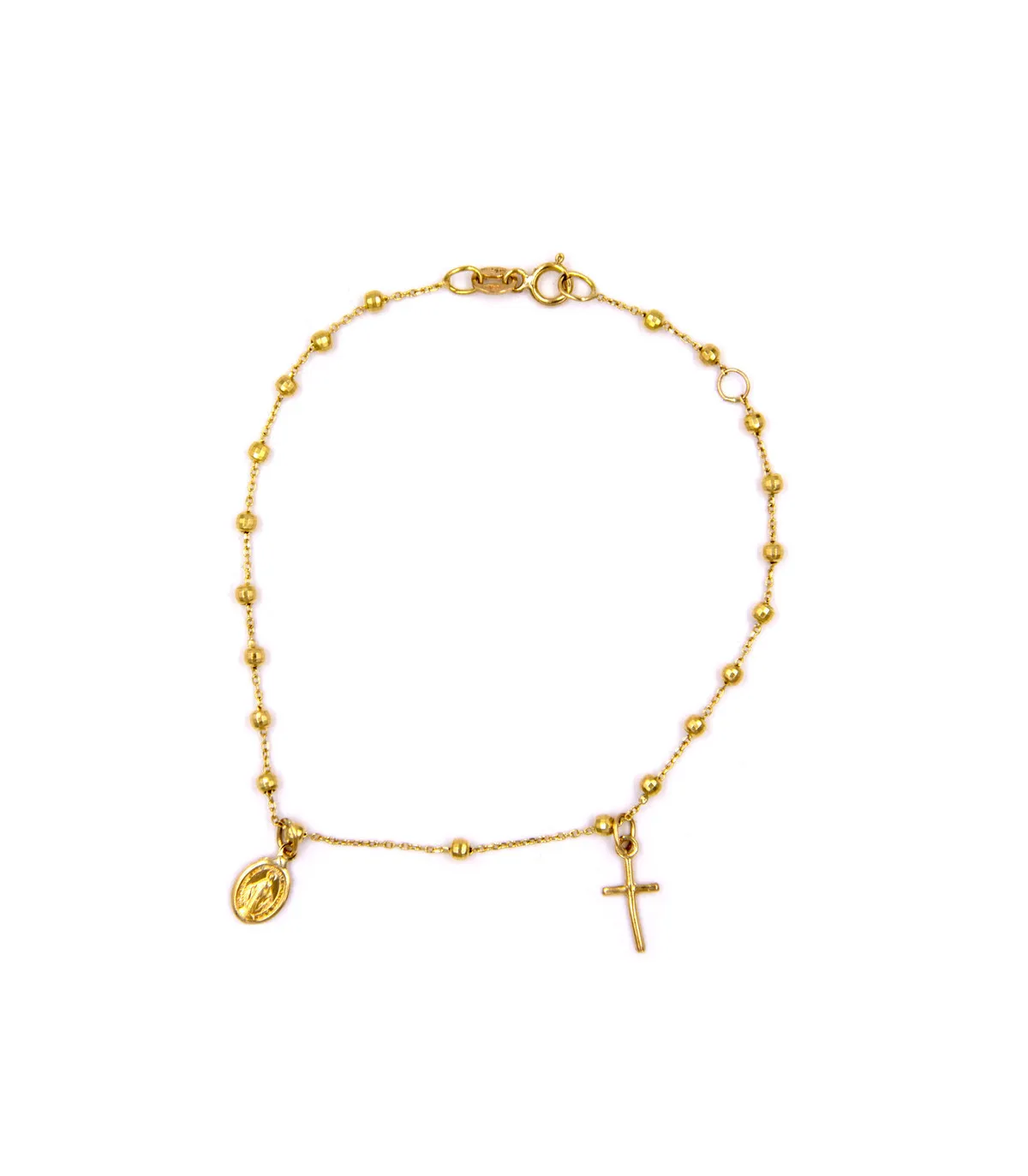 Bracciale Rosario in oro giallo