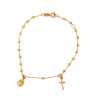 Bracciale Rosario in oro giallo