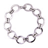 Bracciale in oro bianco ad anelli