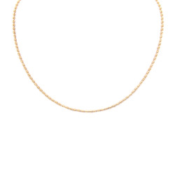 Collana pallini in oro giallo
